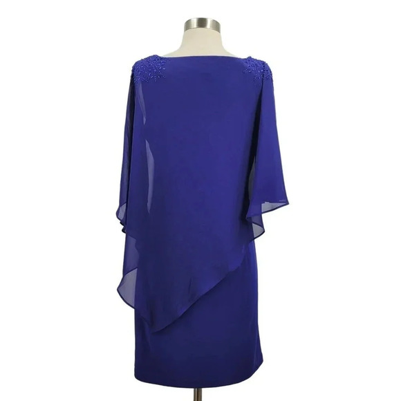 SL Fashions NY Women's Mother of the Bride Dress 9170368 in Iris SZ 10 NWT $119 - Picture 4 of 12
